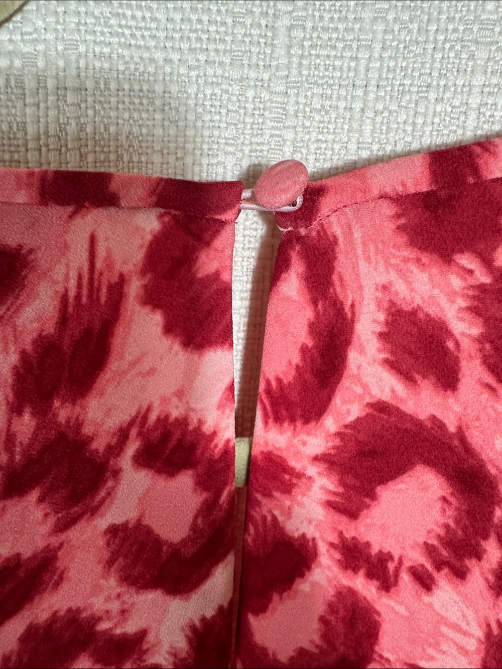 Kate Spade Pink Leopard Print Wide Leg Jumpsuit Sleeveless Tie Waist Size Small - Picture 8 of 9